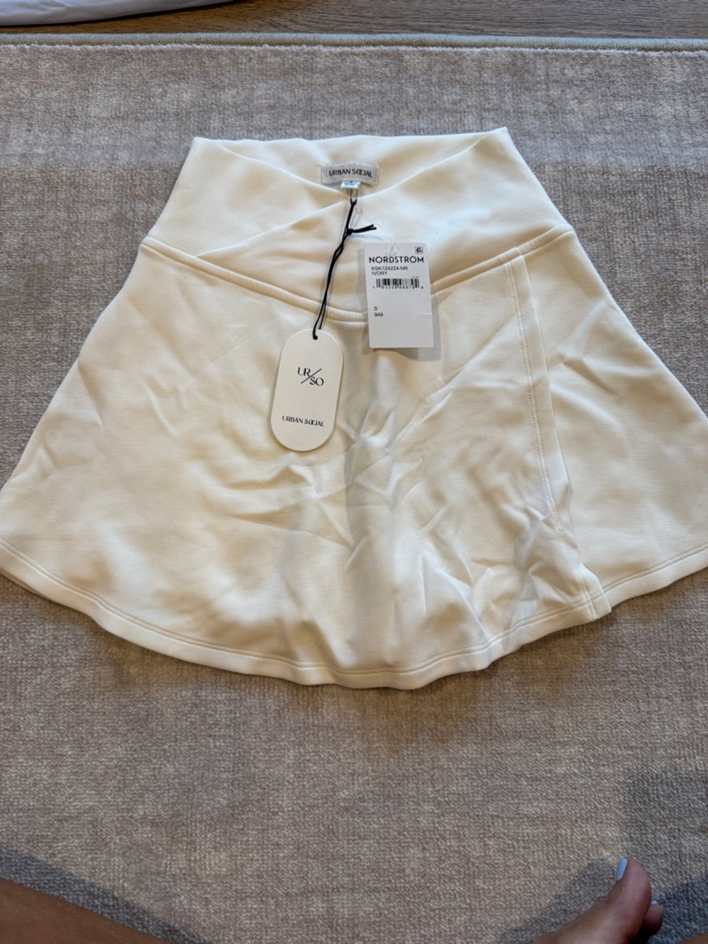 Nordstrom Cream Skort.